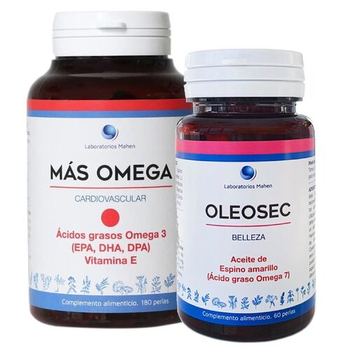 PACK MÁS OMEGA 180 + OLEOSEC